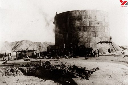 نخستین تصویر از کشف نفت در ایران