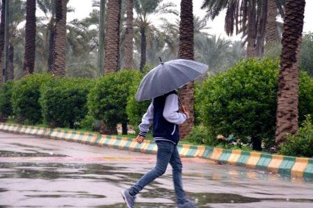 تداوم بارش باران در خوزستان تا اوایل هفته آینده