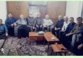 دیدار جمعی از پیشکسوتان وفعالین فرهنگی،اجتماعی با راه علی قنبری بیرگانی آزاده وجانباز دفاع مقدس