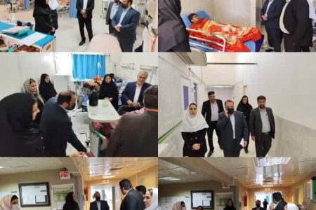 بازدید نوروزی دادستان شهرستان ایذه از بیمارستان شهدای ایذه