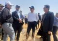 بازدید معاونت وزیر نیرو ،از اراضی شهرستان مسجدسلیمان در راستای طرح ۵۵۰ هزار هکتاری
