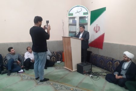 دیدار صمیمی پیمان جهانگیری فرماندار مسجدسلیمان ومعاونین باتفاق شورای اداری  بامردم ،در مسجدکوی شهید لرستانی .به همراه تصاویر
