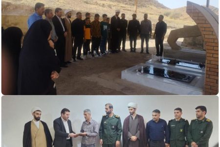 آئین غبار روبی و سرکشی از خانواده شهدای دانش آموز شهرستان اندیکا به مناسبت گرامیداشت هفته دفاع مقدس