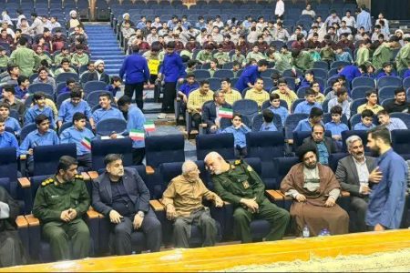 برگزاری بزرگداشت سردار شهید بهنام محمدی و شهدای دانش‌آموز در مسجدسلیمان